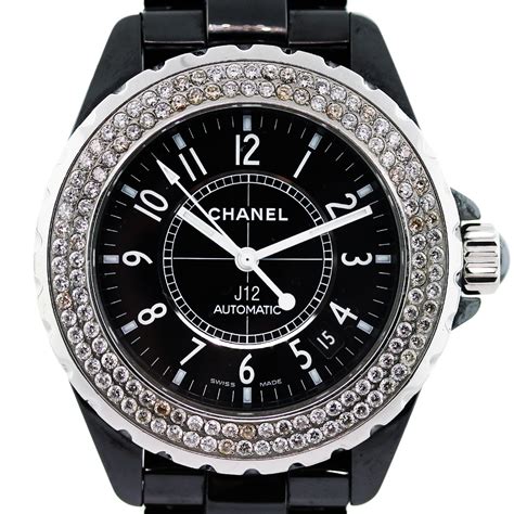 chanel j12 ceramic diamond bezel replica|chanel j12 price list.